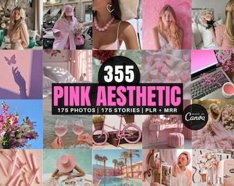 Fotos de stock con estética rosa, coquetas rosas sin rostro, Reels y videos, imágenes femeninas rosas, plantillas de Instagram en rosa suave, publicaciones, historias, PLR, MRR