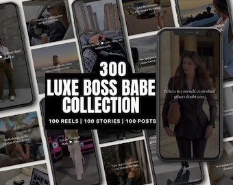 Jefa de lujo Babe DFY Reels Publicaciones e historias de Instagram Citas motivacionales sin rostro Chica jefa Redes sociales Videos de mujeres emprendedoras PLR MRR