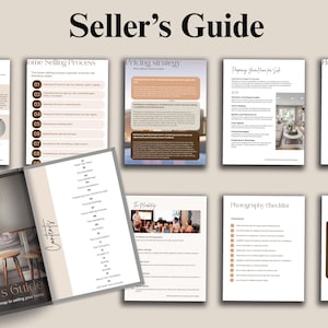 Canva real estate marketing templates mockup showing soft neutral Instagram posts, stories, and business tools for agents and brokers