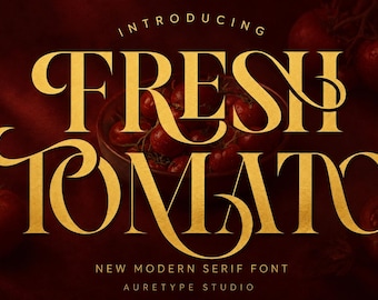 Fuente serif moderna, tipografía elegante para titulares, bodas, publicaciones de lujo, marcas de moda, diseño de logotipos, tipografía para revistas, Canva, Cricut