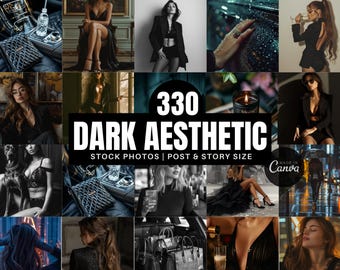 Fotos de archivo de estética oscura de lujo Imágenes de jefas negras lujosas sin rostro Fotos oscuras y melancólicas Estilo de vida oscuro y femenino Redes sociales PLR MRR