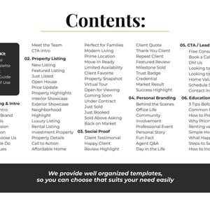 Realtor Instagram post templates Canva bundle, 330+ real estate marketing templates with stories, carousels and branding guide