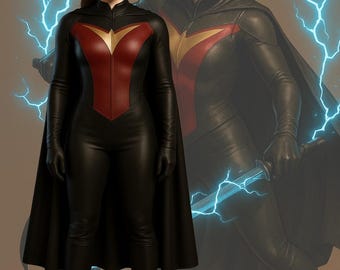 Traje de cosplay inspirado en Red Robin para mujer, disfraz de superhéroe de DC / Traje de cosplay para mujer