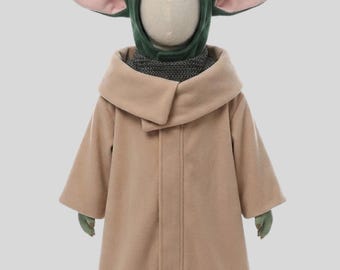 Grogu inspirierte Kostüm | Baby Alien Cosplay Outfit Sci-Fi Charakter | Fan Made Cosplay
