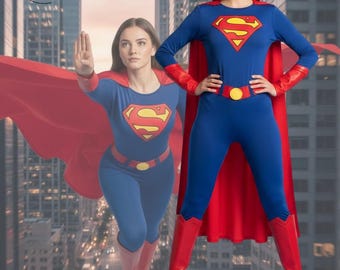 Super Girl Inspired Costume | Female Superhero Cosplay Suit | Comic Con Outfit