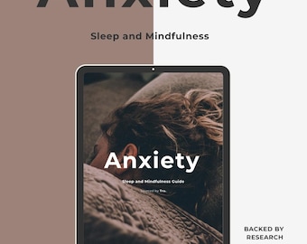 Anxiety Routine and Management Guide | Printable Planner and Workbook PDF Download | Research Backed