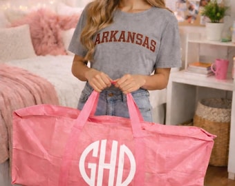 Monogrammed Extra Heavy Duty Large Moving Bags with Strong Zipper