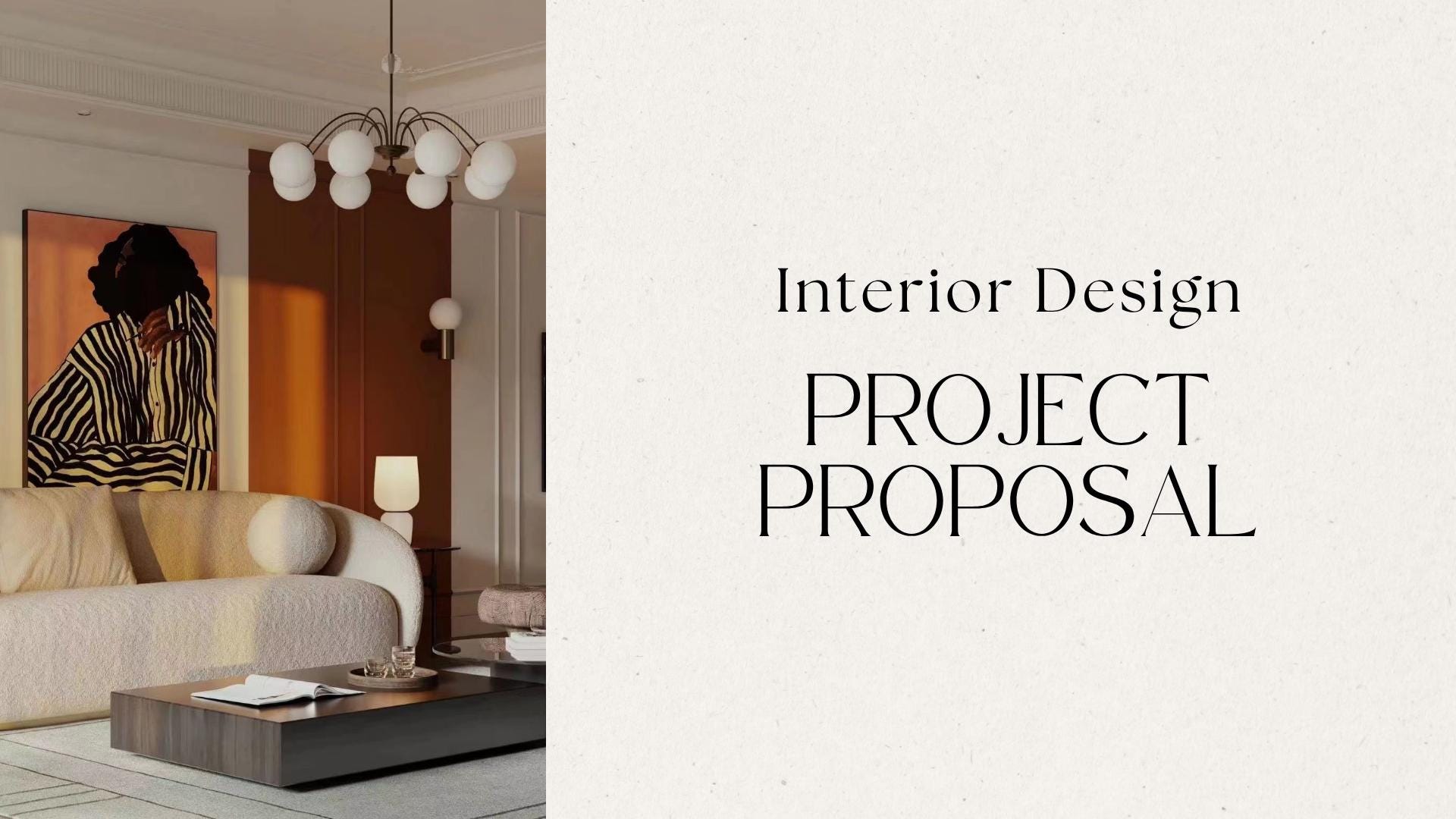 Interior Design Project Proposal Template – Canva Editable Presentation ...
