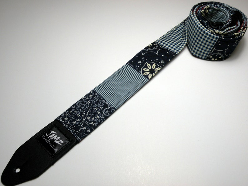 Country Quilt Guitar Strap Quilt Pattern Americana Etsy