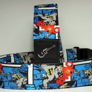Superhero Comic Strip Handmade Guitar Strap This is NOT a licensed product image 2