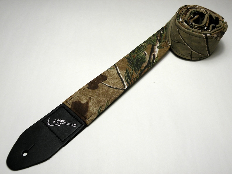 Handmade Hunter's Camouflage Guitar Strap This is NOT a licensed product image 1