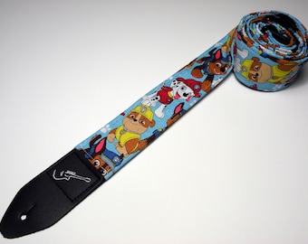 Children's Cartoon Guitar Strap - This is NOT a Licensed Product - Search and Rescue Dogs - Puppies