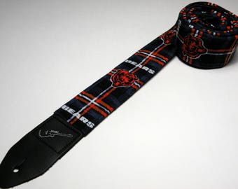 Handmade Professional Football Team Guitar Strap - This is NOT a licensed product - Flannel