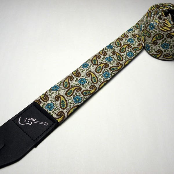 Paisley Guitar Strap Etsy