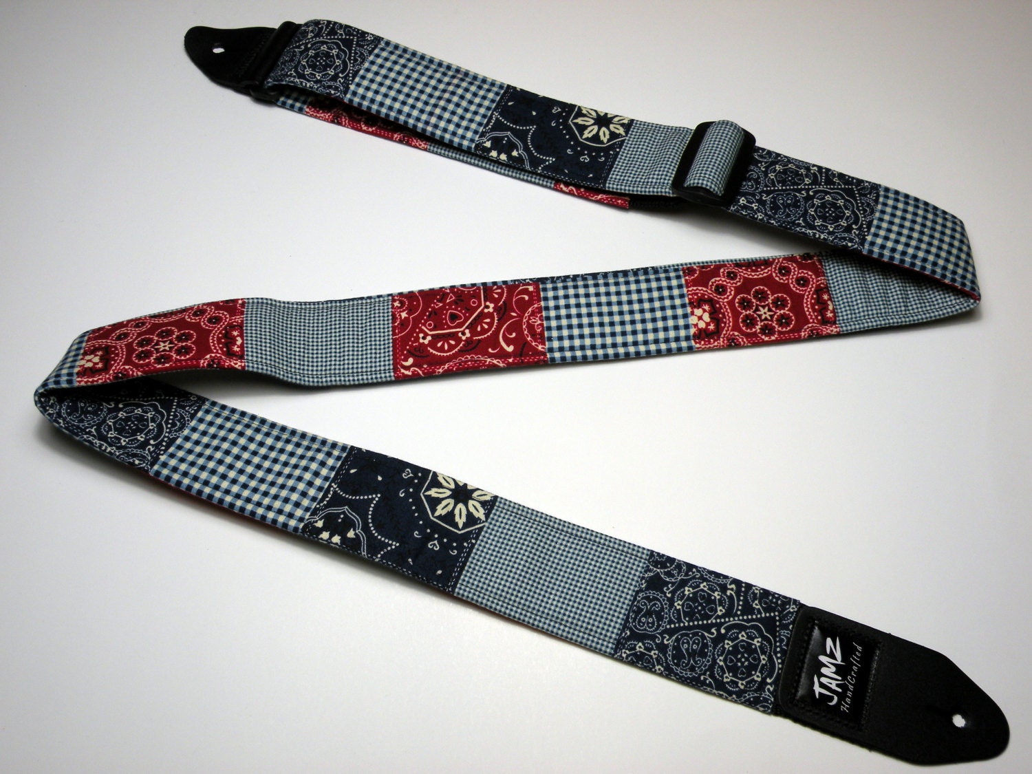 Country Quilt Guitar Strap Quilt Pattern Americana Etsy