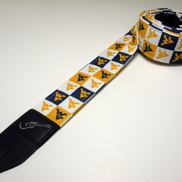 Homemade College Team Guitar Strap - This is NOT a licensed product