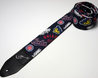 Chicago Cubs Guitar Strap - MLB - This is NOT a Licensed Product - Baseball