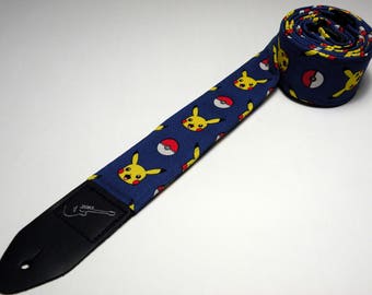 Popular anime guitar strap, handmade and double padded - This is NOT a licensed product