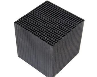 Honey comb activated carbon cube for aquarium