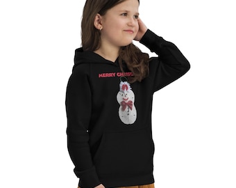 Kids Snowman Christmas Sweatshirt, Festive Holiday Artwork, Cozy Winter Wear