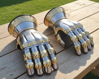 Churberg Hourglass Gauntlets , Mild steel Gauntlets ,