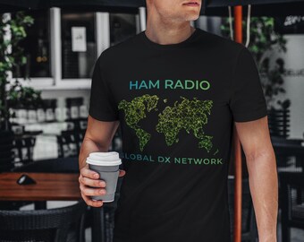 Ham Radio T-Shirt – Global DX Network World Map