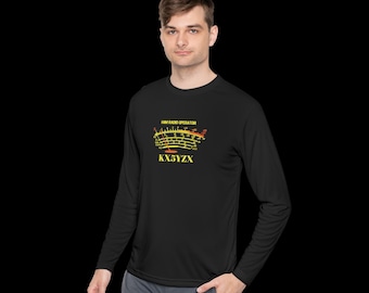 Camiseta de manga larga de radioaficionado con indicativo de llamada personalizado: camiseta de operador personalizada