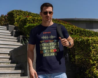 Personalized Ham Radio T-Shirt – Call Sign, Phonetic Alphabet, Morse Code