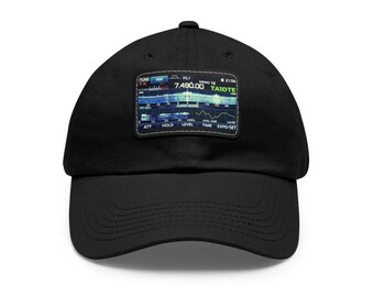 Custom Callsign Ham Radio Hat, Amateur Transceiver Leather Patch Cap