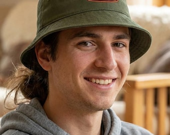 Sombrero tipo cubo personalizado con indicativo de radioaficionado para operador aficionado, sombrero de sol personalizado para exteriores