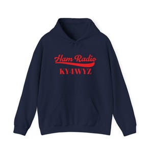 Personlig Amatörradio Hoodie | Vintage Anropssignal Hoodie