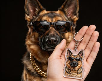 Custom Photo Keychain Ornament Magnet