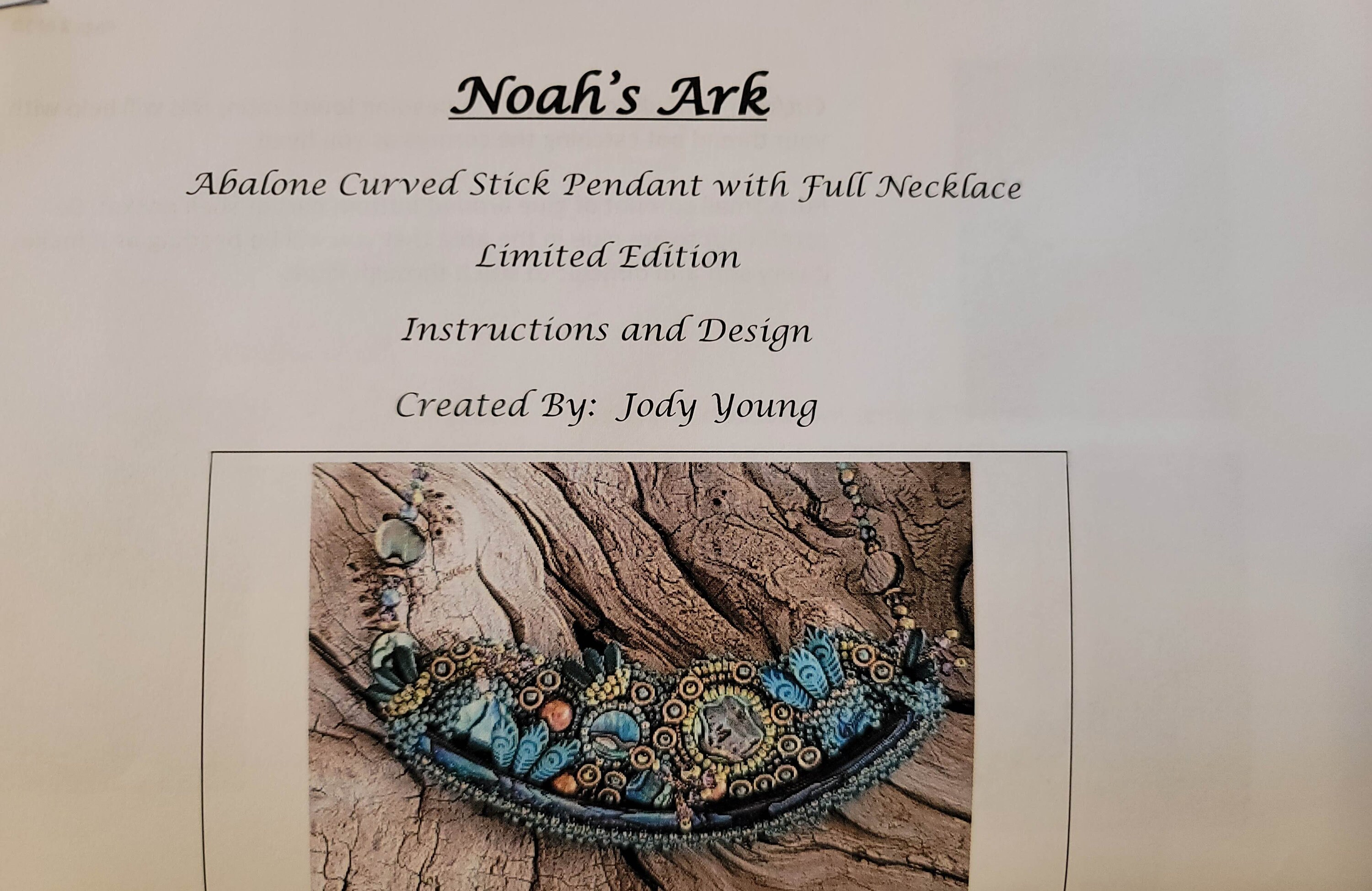 PDF Noah's Ark Instructions for Bead Embroidery Etsy