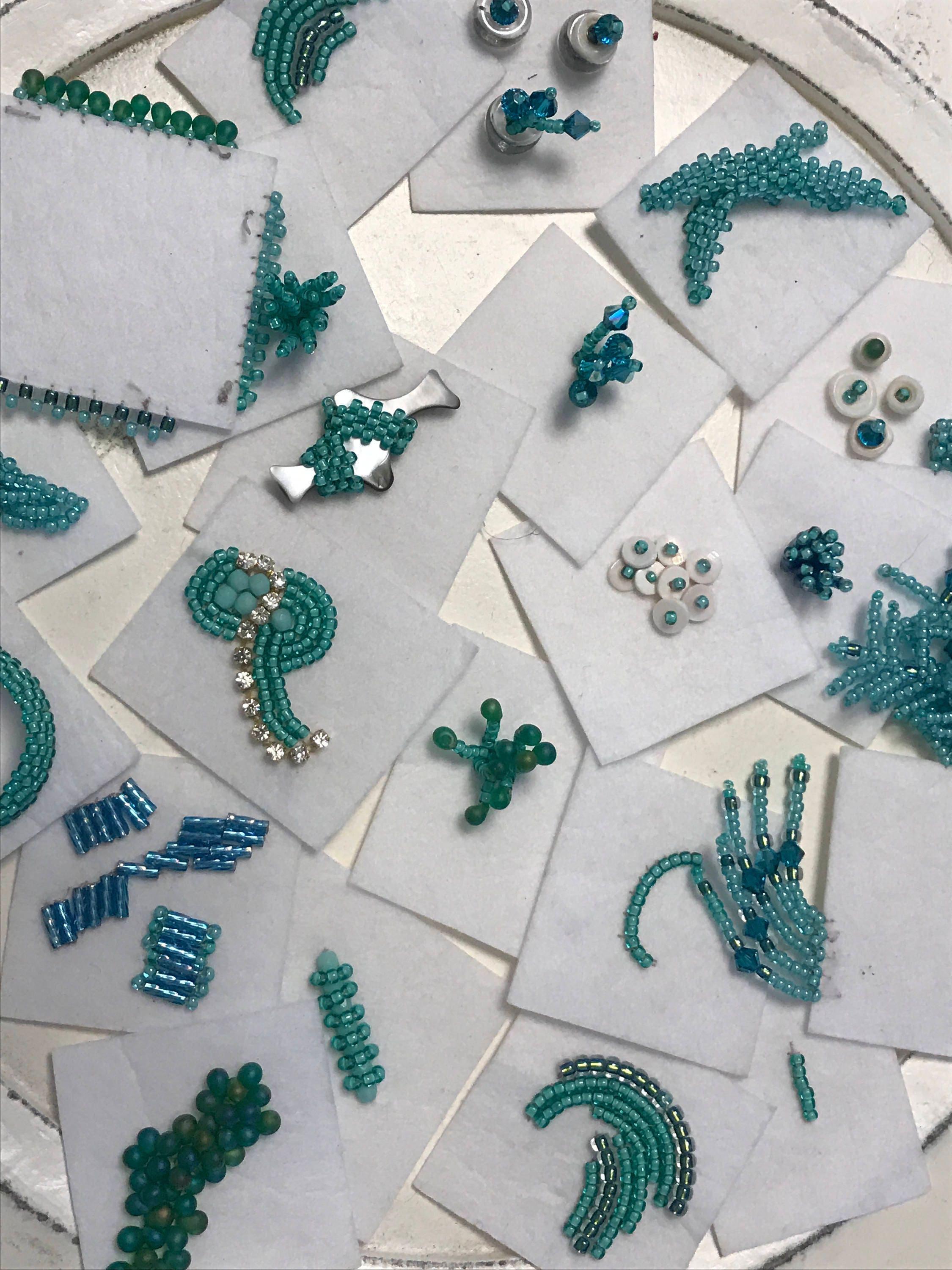 Image showcasing PDF - Raised Texture Bead Embroidery - Etsy