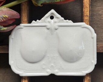 White Breast Ex Voto | Handmade Porcelain | Inspired by 1800s Italian Votive Objects