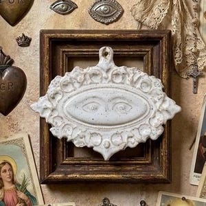 Eyes Ex Voto | Handmade Ceramic Wall Decor | Inspired by 1800s Italian Votive Tradition