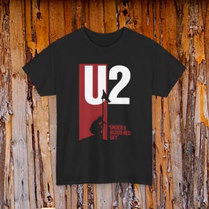U2 Under a Blood Red Sky Shirt - Etsy