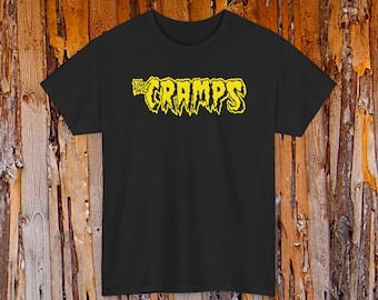 THE CRAMPS Rock Band Logo Tee | Music Shirt