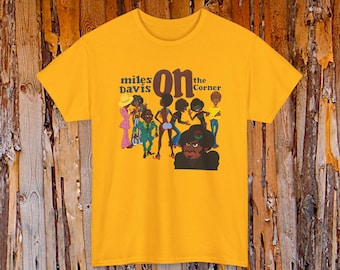 Miles Davis On The Corner Jazz Legend Logo Tee | Music Shirt
