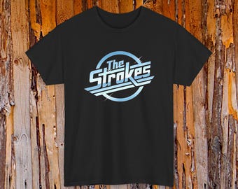 Vintage 2000's the Strokes Band Logo T Shirt Size M (W 20 X L 28.5