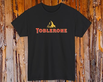 Maglietta Toblerone Chocolate Lovers / Maglietta retrò al cioccolato