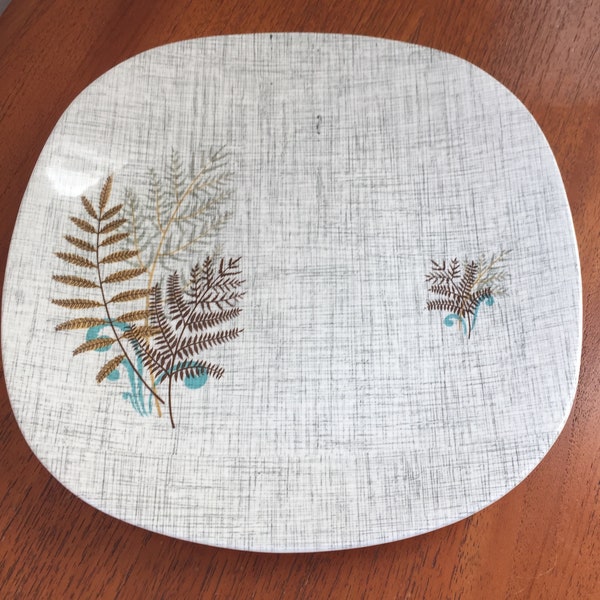 J&G Meakin Rock Fern 9.5" Dinner Plate, Sol Regd 391413 Grace Lyric Shape