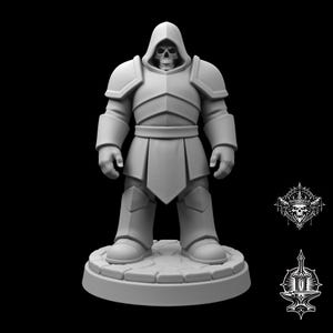 Undead Executioner STL File for 3D Printing, Grim Reaper Miniature, Dark Fantasy Boss, Resin & FDM Figure