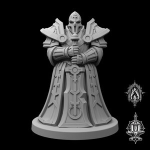 Ritual Executioner STL for 3D Printing, Dark Fantasy Boss Miniature, Gothic Tabletop RPG Digital Download