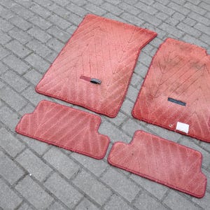 Honda Prelude V  97-01 Oem Red Floor Mats JDM