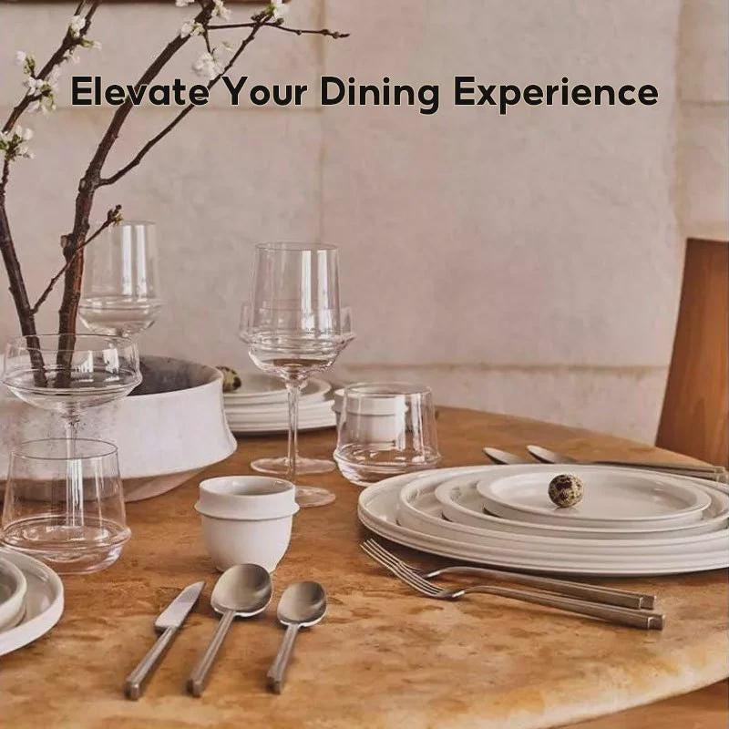 osaruさん専用　SMEG カトラリーセット　4セット SMEG Premium 4-piece Dinner Cutlery Set Stainless Steel Home Hotel
