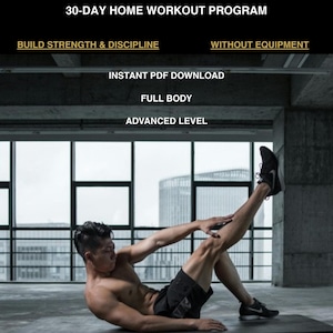 30-Day Home Strength Training Program PDF | Advanced Full Body System | PRELEUS SUPREMACY