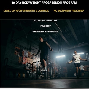 30-Day Bodyweight Strength Program PDF | Full Body Progression |  PRELEUS ASCENT 30