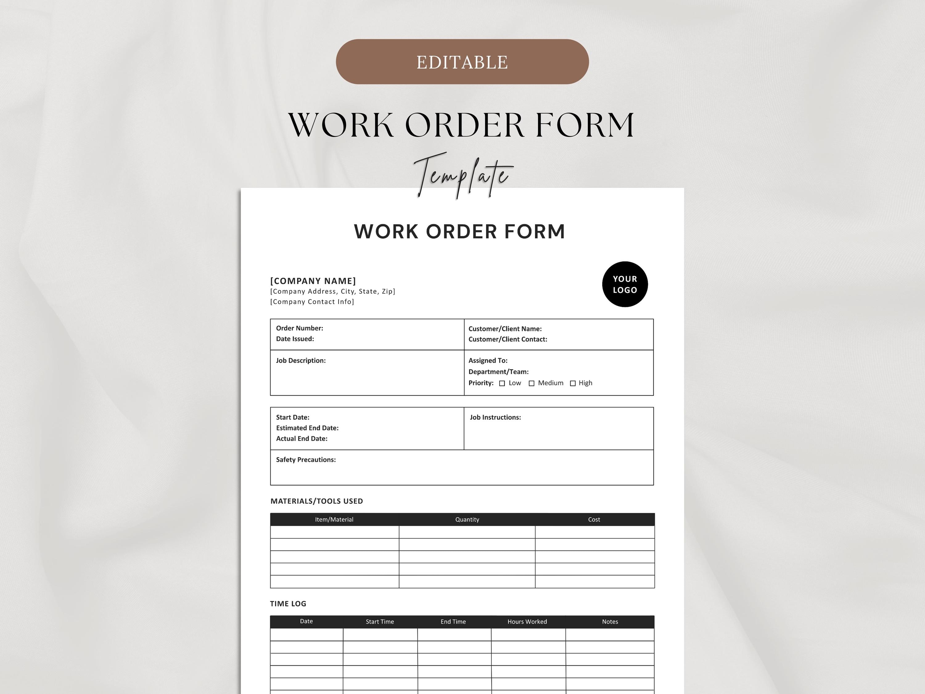 Office Supplies Request Form - Etsy