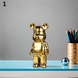Bearbrick Replica Figurine: Modern Art Shelf Decor, Piggy Bank